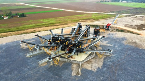 İş Makineleri, Kırıcılar (Madencilik), Fabo, 500 Tph, Kırma Eleme Tesisi , 500 T/H Sabit Kırma Eleme Tesisi