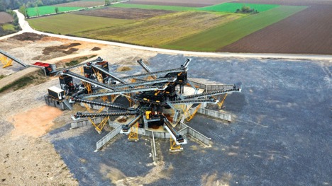 İş Makineleri, Kırıcılar (Madencilik), Fabo, 500 Tph, Kırma Eleme Tesisi , 500 T/H Sabit Kırma Eleme Tesisi