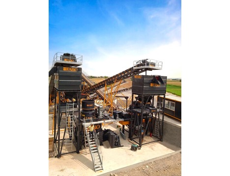 İş Makineleri, Kırıcılar (Madencilik), Fabo, 500 Tph, Kırma Eleme Tesisi , 500 T/H Sabit Kırma Eleme Tesisi