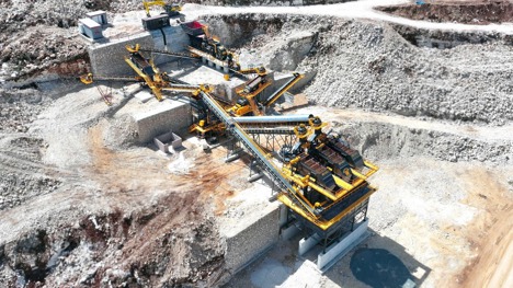 İş Makineleri, Kırıcılar (Madencilik), Fabo, 500-600 Tph, Kırma Eleme Tesisi , Sabit 500-600 T/H Kırma Eleme Tesisi