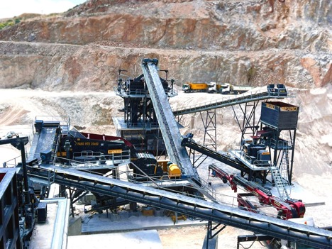 İş Makineleri, Konkasör, Fabo, 750 Tph, Kırma Eleme Tesisi , Sabit 750 T/H Kırma Eleme Tesisi