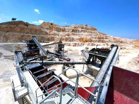 İş Makineleri, Konkasör, Fabo, 750 Tph, Kırma Eleme Tesisi , Sabit 750 T/H Kırma Eleme Tesisi