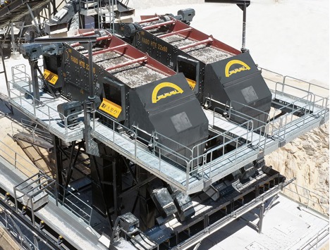 İş Makineleri, Konkasör, Fabo, 750 Tph, Kırma Eleme Tesisi , Sabit 750 T/H Kırma Eleme Tesisi