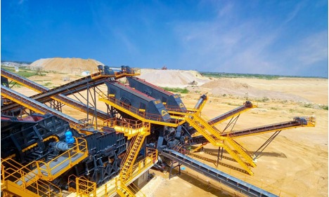 İş Makineleri, Fabo, 200-350 Tph, Kırma Eleme Tesisi , Apron ve Wobbler Besleyicili Sabit Konkasör Tesisi