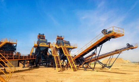 İş Makineleri, Fabo, 200-350 Tph, Kırma Eleme Tesisi , Apron ve Wobbler Besleyicili Sabit Konkasör Tesisi