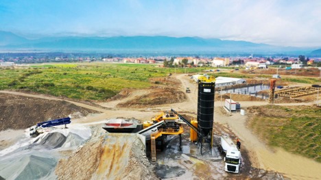 İş Makineleri, Beton Santralleri, Fabo, Turbomıx - 100, Mobil Beton Santralleri, 100 M³/H Mobil Beton Santrali