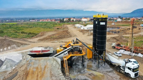 İş Makineleri, Beton Santralleri, Fabo, Turbomıx - 100, Mobil Beton Santralleri, 100 M³/H Mobil Beton Santrali