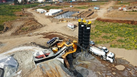 İş Makineleri, Beton Santralleri, Fabo, Turbomıx - 100, Mobil Beton Santralleri, 100 M³/H Mobil Beton Santrali