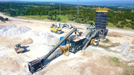İş Makineleri, Beton Santralleri, Fabo, Turbomıx - 120, Mobil Beton Santralleri, 120 M³/H Mobil Beton Santrali
