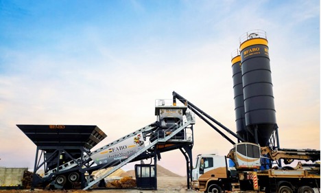 İş Makineleri, Beton Santralleri, Fabo, Turbomıx - 120, Mobil Beton Santralleri, 120 M³/H Mobil Beton Santrali