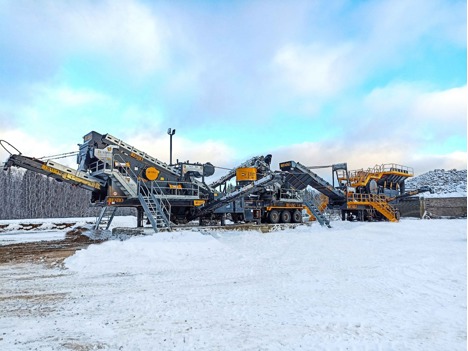 İş Makineleri, Fabo, Mck-115 Mobil Konkasör Tesisi
