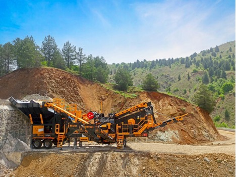 İş Makineleri, Fabo, Pro-90 Mobil Konkasör Tesisi