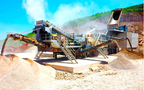 İş Makineleri, Fabo, Pro-150 Wobler Besleyicili Mobil Konkasör