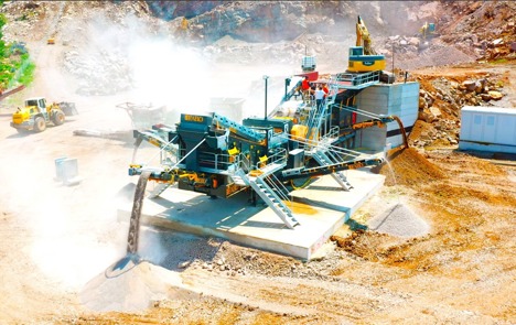 İş Makineleri, Fabo, Pro-150 Wobler Besleyicili Mobil Konkasör