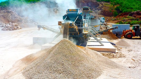 İş Makineleri, Fabo, Pro-150 Wobler Besleyicili Mobil Konkasör