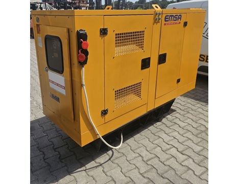 İş Makineleri, Ew30, Dizel Jeneratör, 2.El 30Kva Kabinli Dizel Emsa Jeneratör