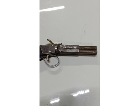 Antika Eşya, Antika Silahlar, Metal, Antika Sedef İşlemeli Dekoratif Tabanca