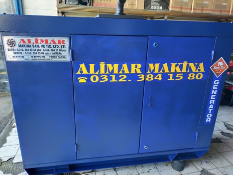 İş Makineleri, Jeneratör, Aksa, 0541 548 70 78, Orjinal Grup Kabinli 22 Kva Tam Otomatik