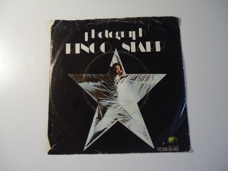 Müzik, Film (Plak,Cd, Dvd), Rock, Ringo Star Photograph - Down And Out 45Lik Temiz