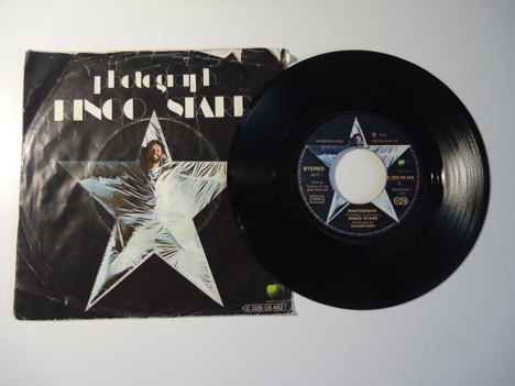 Müzik, Film (Plak,Cd, Dvd), Rock, Ringo Star Photograph - Down And Out 45Lik Temiz