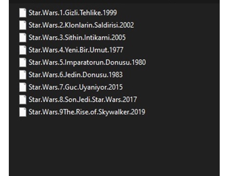 Müzik, Film (Plak,Cd, Dvd), Bilim Kurgu Filmler, Starwars, Star Wars Filmleri Box Set