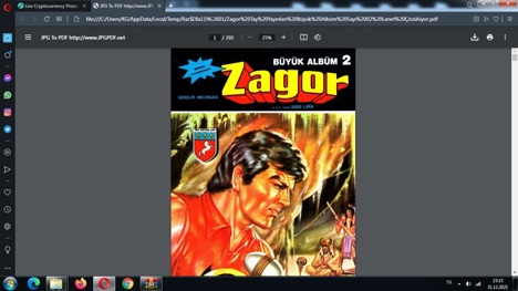 Kitap, Dergi, Pdf, Zagor Çizgi Romanlar 2219 Adet