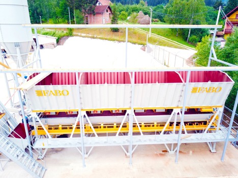 İş Makineleri, Beton Santralleri, Fabo, Compact-110 Sabit Kovalı Beton Santrali