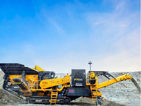 İş Makineleri, Konkasör, Fabo, Paletli Kırıcı, Ftı-130 Paletli Darbeli Kırıcı
