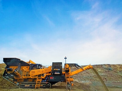 İş Makineleri, Konkasör, Fabo, Paletli Kırıcı, Ftı-130 Paletli Darbeli Kırıcı