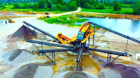 İş Makineleri, Kırıcılar (Madencilik), Fabo, 150-250 Tph, Kırma Eleme Tesisi , Sabit 10-250 T/H Kırma Eleme Tesisi