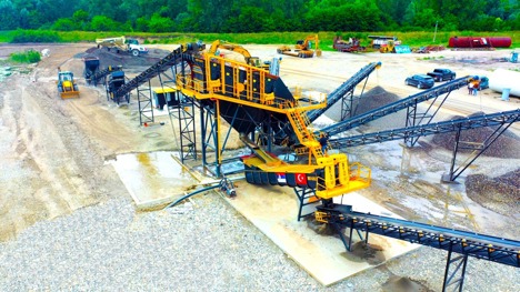 İş Makineleri, Kırıcılar (Madencilik), Fabo, 150-250 Tph, Kırma Eleme Tesisi , Sabit 10-250 T/H Kırma Eleme Tesisi