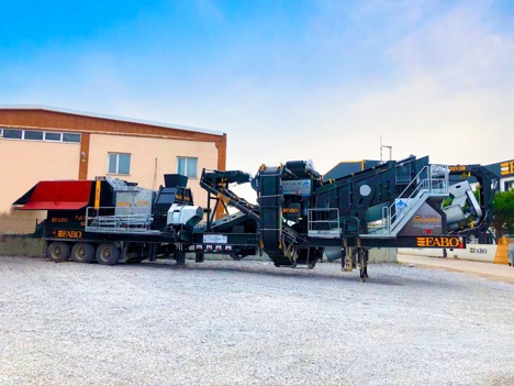 İş Makineleri, Fabo, Fullstar-60 Mobil Konkasör Tesisi