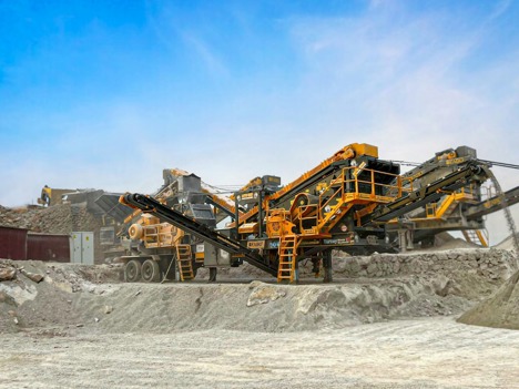 İş Makineleri, Fabo, Mtk-100 Mobil Konkasör Tesisi