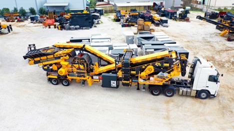 İş Makineleri, Fabo, Mtk-100 Mobil Konkasör Tesisi