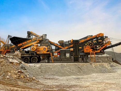 İş Makineleri, Fabo, Mtk-100 Mobil Konkasör Tesisi