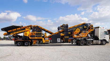İş Makineleri, Fabo, Mtk-100 Mobil Konkasör Tesisi
