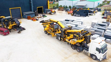 İş Makineleri, Fabo, Mtk-100 Mobil Konkasör Tesisi