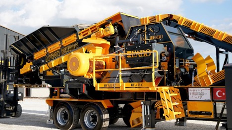 İş Makineleri, Fabo, Mtk-100 Mobil Konkasör Tesisi