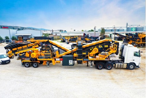 İş Makineleri, Fabo, Mtk-100 Mobil Konkasör Tesisi