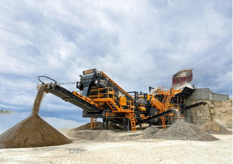 İş Makineleri, Fabo, Pro-150 Mobil Konkasör Tesisi