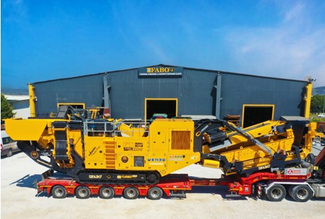 İş Makineleri, Fabo, Ftı-110S Mobil Konkasör Tesisi