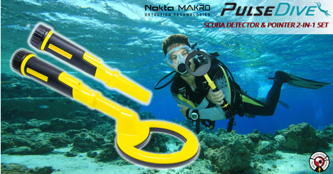Diğerleri, Nokta, Cantalı, Pulse Dive Sucuba Ful Set Altın Arama Dedektörü