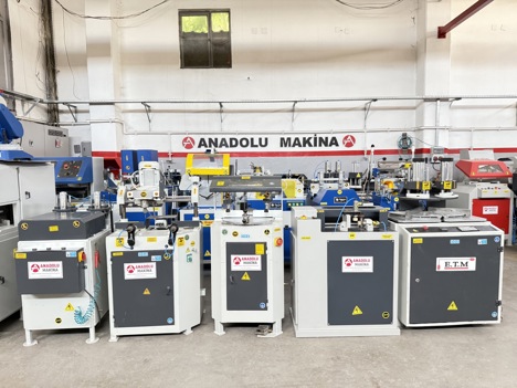 İş Makineleri, Komple Pvc Makinaları, Anadolu Makina , Pvc Makinaları Kıl Kaynaklı 5 Li Set Bakımlı