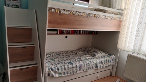 Mobilya, Bebek, Çocuk, Genç Odası, Lajivert Mobilya, Ranza , Yavru Yataklı Ranza, Acil Satılık Pazarlık Yapılır