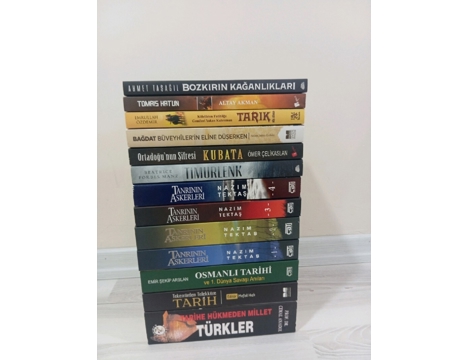Kitap, Dergi, Romanlar (Türk Yazarlar), Tomris Hatun , Altay Akman , Temiz 2. El Tarih Kitapları – Osmanlı, Orta Asya,
