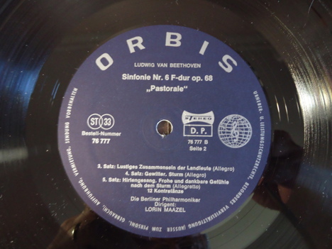 Müzik, Film (Plak,Cd, Dvd), Klasik Müzik, Beethoven 6. Senfoni Pastorale Lp Tertemiz