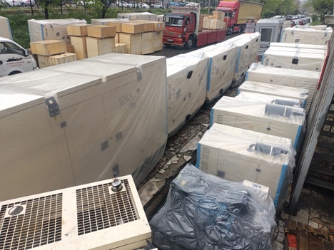 İş Makineleri, Perkins, Kabinli/Kabinsiz, 250Kva Dizel Jeneratör Otomatik Jeneratör Kabinli