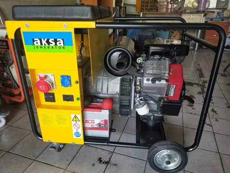 İş Makineleri, Jeneratör, 0541 548 70 78, Orjinal Aksa 13,5 Kva 220 ve 380 Cıkışlı Marşlı