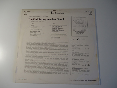Müzik, Film (Plak,Cd, Dvd), Klasik Müzik, Wolfgang Amadeus Mozart , Mozart - Saraydan Kız Kaçırma Lp Tertemiz