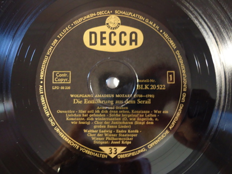 Müzik, Film (Plak,Cd, Dvd), Klasik Müzik, Wolfgang Amadeus Mozart , Mozart - Saraydan Kız Kaçırma Lp Tertemiz